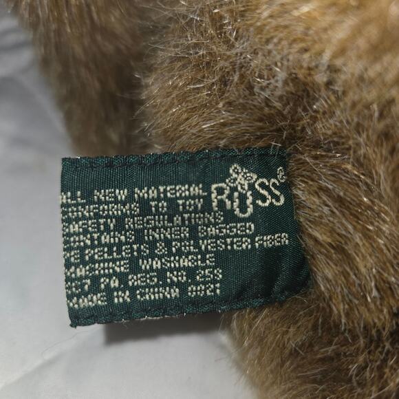 Russ Berrie Jimby Plush Monkey Stuffed Animal 13 Inch Brown Soft Toy - Picture 11 of 11